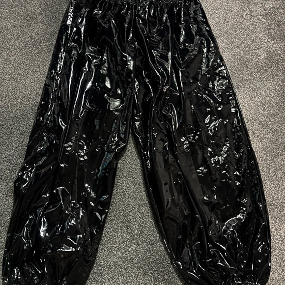 Pants - Shiny PVC Black Pants